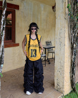 [UNISEX] Sporty Rugby Basketball Mash Oversized Fit Sleeveless