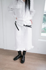 stripe see-through long socks(2colors)