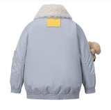 13DE MARZO BabyBear Travel Badge Jacket Blue