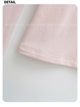 deep wide-neck slim long-sleeved knit shirt