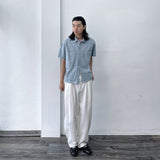 Mist Blue Double-Pocket Shirt