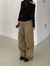 ワークローライズカーゴパンツ (2 colors)