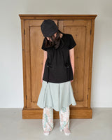 Button Pintuck Tee (2colors)