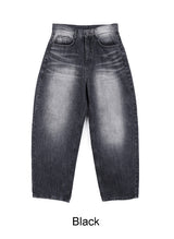 Leo Curved Washed Denim Pants