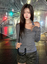 Premium Summer V-Neck Long Sleeve