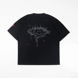 Chaotic Life - カオスオーバーサイズTシャツ (ブラック)