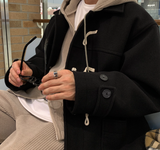  Liu Wool Overfit Duffel Coat