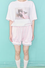 ベイビーキリボクシーTシャツ (PINK)