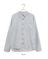 26FW★ [BAONHAUS] Half-Len Over Stripe Shirt