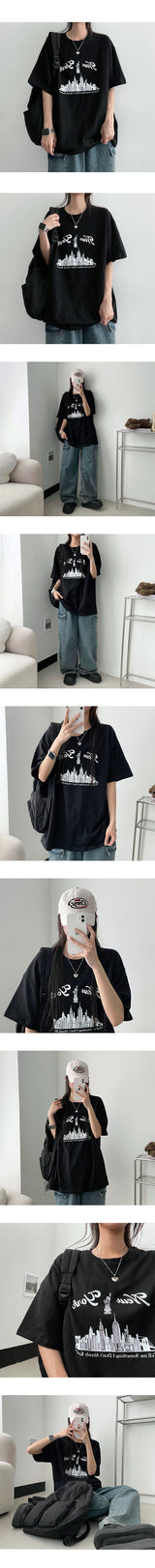 マノラウンド半袖Tシャツ