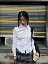  SLIM LINE CROP SHIRT
