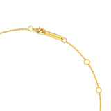 Aqua Cross Necklace