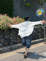 デボーションデニムカーペンターパンツ