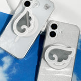 エンジェル ウィング ミラー Magsafe スマホグリップ ポップ ソケット トック
