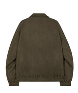 87-STAN009 [Vegan Suede] Standard Blouson Suede Jacket KHAKI