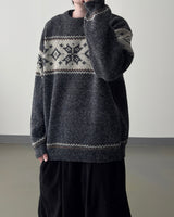 Frost nordic pattern knit