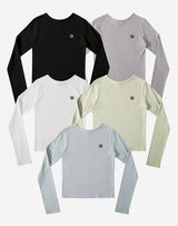 ステッチラウンドロングスリーブTシャツ