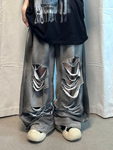ダーティーカッティングスウェットパンツ