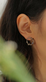 【MADE】 Bubble garden earring
