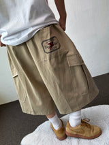 Mighty Hip Patch Cargo Bermuda Shorts 3color
