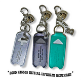 グッドキッシーズイニシャルリップバームキーチェーン (3color)