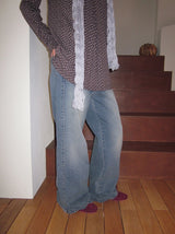 Maxs Basic Wide Bootcut Denim Pants