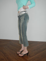 two-row stud belt(2 color)