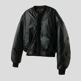 Foreign Glossy Reversible Crop Padding