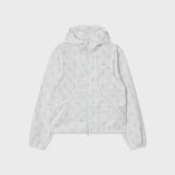 2ウェイ ドット フーデッド ウィンドブレーカー (White)