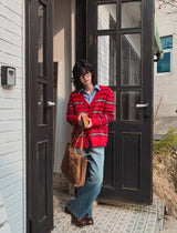 MIKEL CAT BRUSH DENIM PANTS