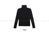 SIDE BUTTON TURTLENECK