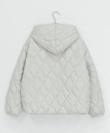 Kotanna Quilted Hooded Padded Jumper