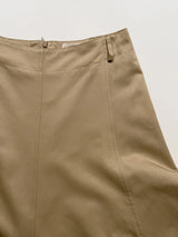 Close A-line Flare Long Skirt