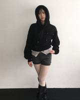 Layered hoodie