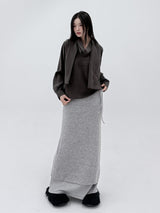  MUFFLER BLEND BLOUSE