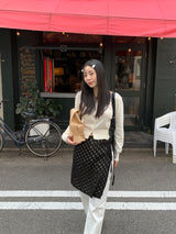 [MADE] Harmo layered knit skirt
