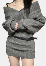 Coco Knit Belt One Piece