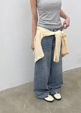 [MADE] Mir Washed Wide Denim Pants