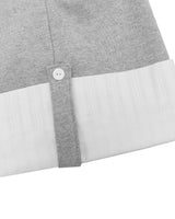 lace folding sweatpants / gray