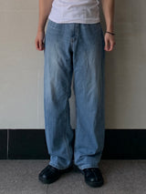 Flame Semi Wide Linen Pants