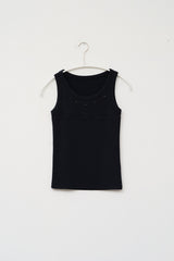 (W) Moto Stud Sleeveless