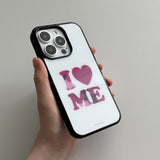 [magsafe glass] I love MEスマホケース