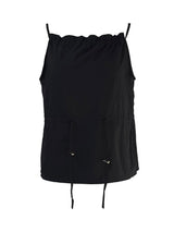 halterneck string nylon sleeveless (2color)