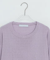 Muden Basic Color Round Neck Knit