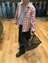 No.1835 P check SHIRT (8color)