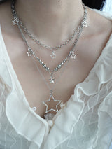 [3set] y2k star layerd necklace | 별 스타 레이어드 세트 목걸이
