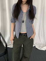 Lecca Rolled-up Check Shirt