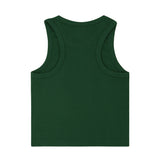 M Logo Crop Sleeveless Green
