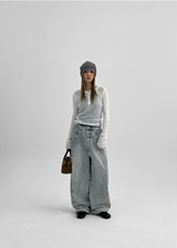 [MADE] Kets Cut Wide Denim Pants