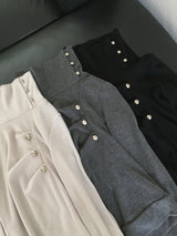 Brack Vintage Button Long-Sleeve T-Shirt
